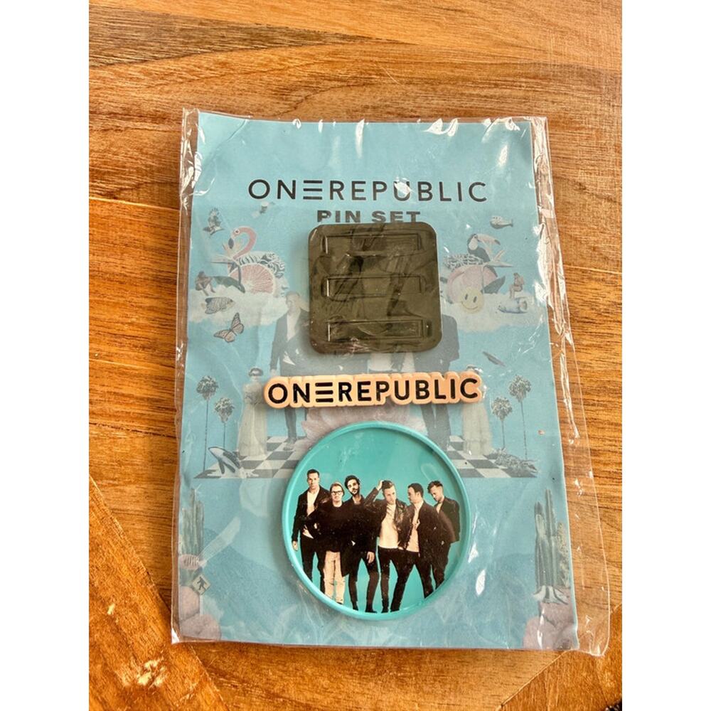 OneRepublic pin set band merch enamel button pins new